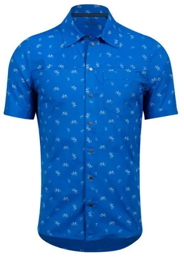fietsshirt Rove heren polykatoen blauw maat XL