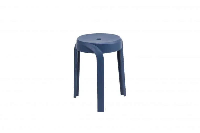 Zaza Home Set Van 6 Tabouret ‘Aimé’ Donkerblauw